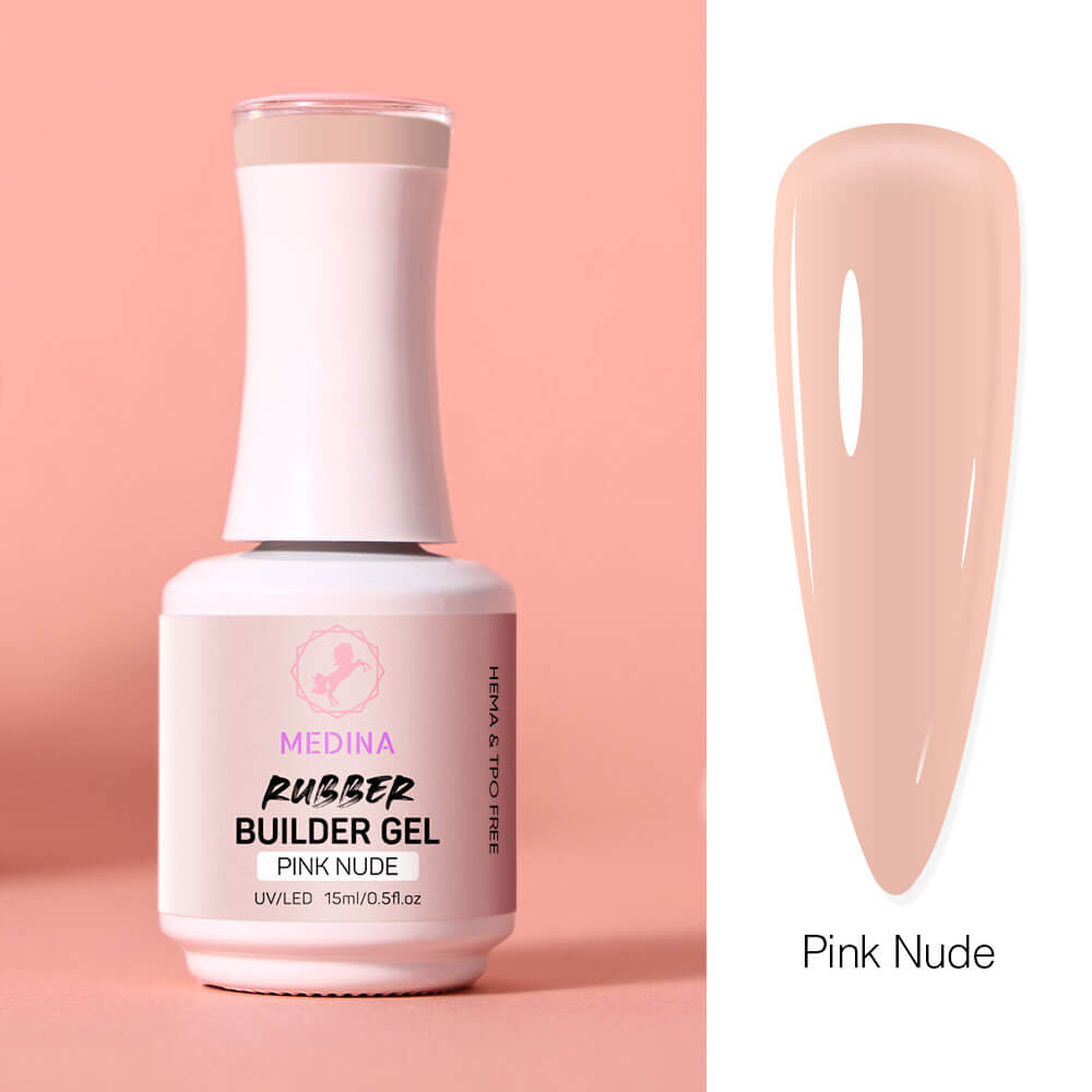 Medina - Rubber Builder Gel Pink Nude 15ml Medina