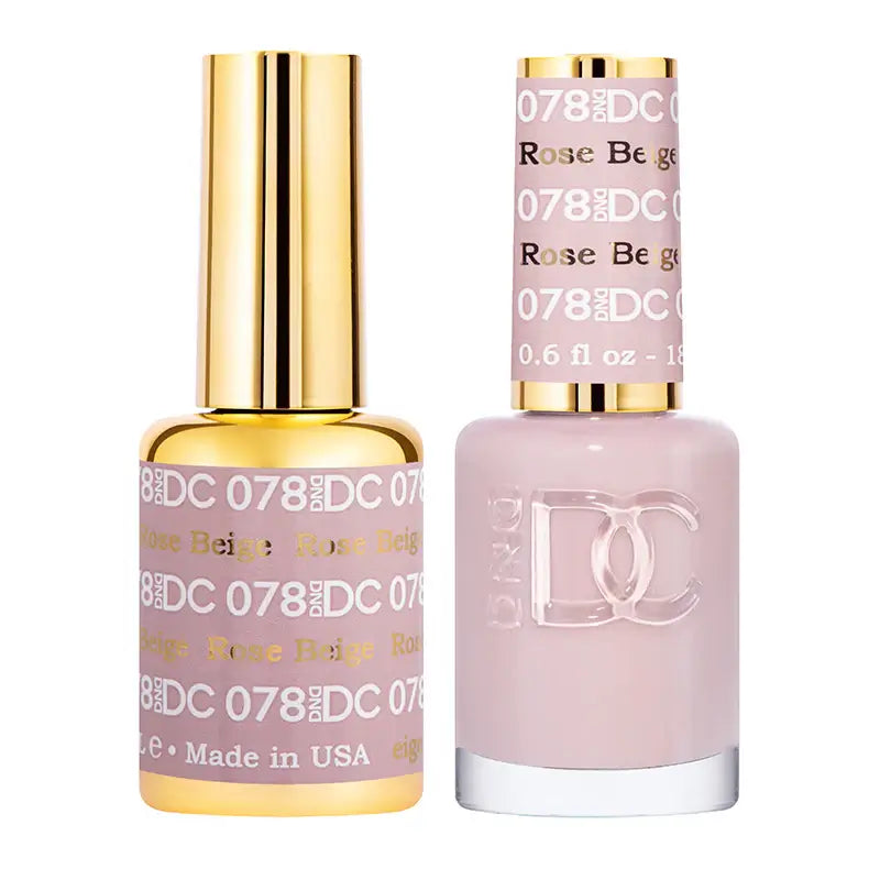 DND DC Gel Nail Polish - Rose Beige #078 DND