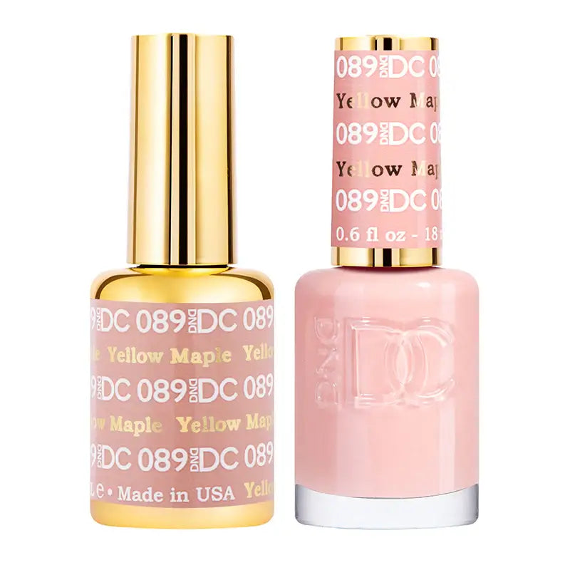 DND DC Gel Nail Polish - Yellow Maple #089 DND