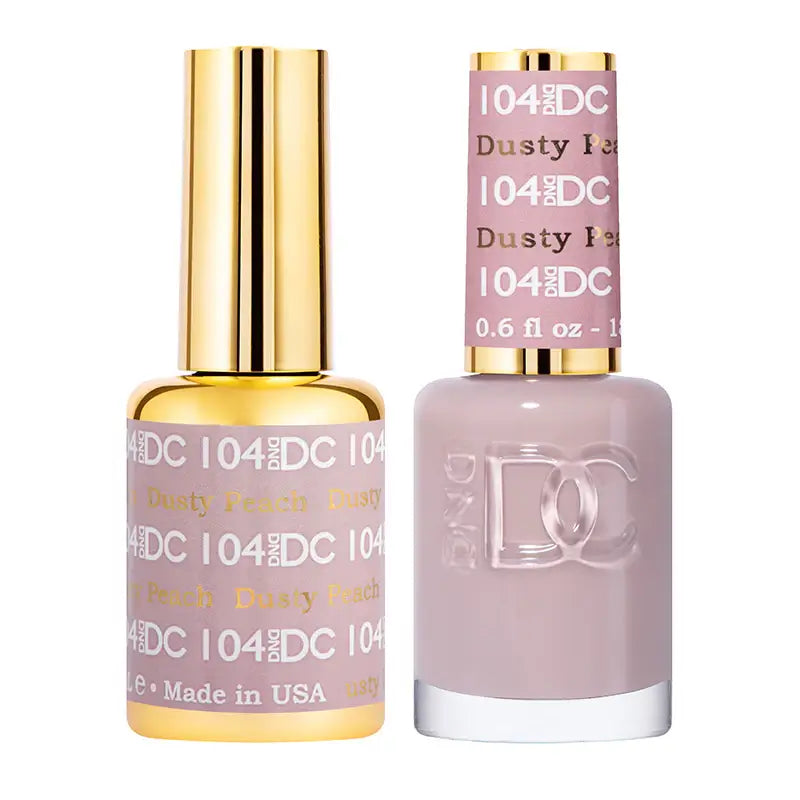 DND DC Gel Nail Polish - Dusty Peach #104 DND