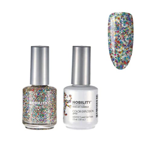 Lechat Nobility Gel Polish & Nail Lacquer - Color Explosion 0.5 oz - #NBCS112 Nobility