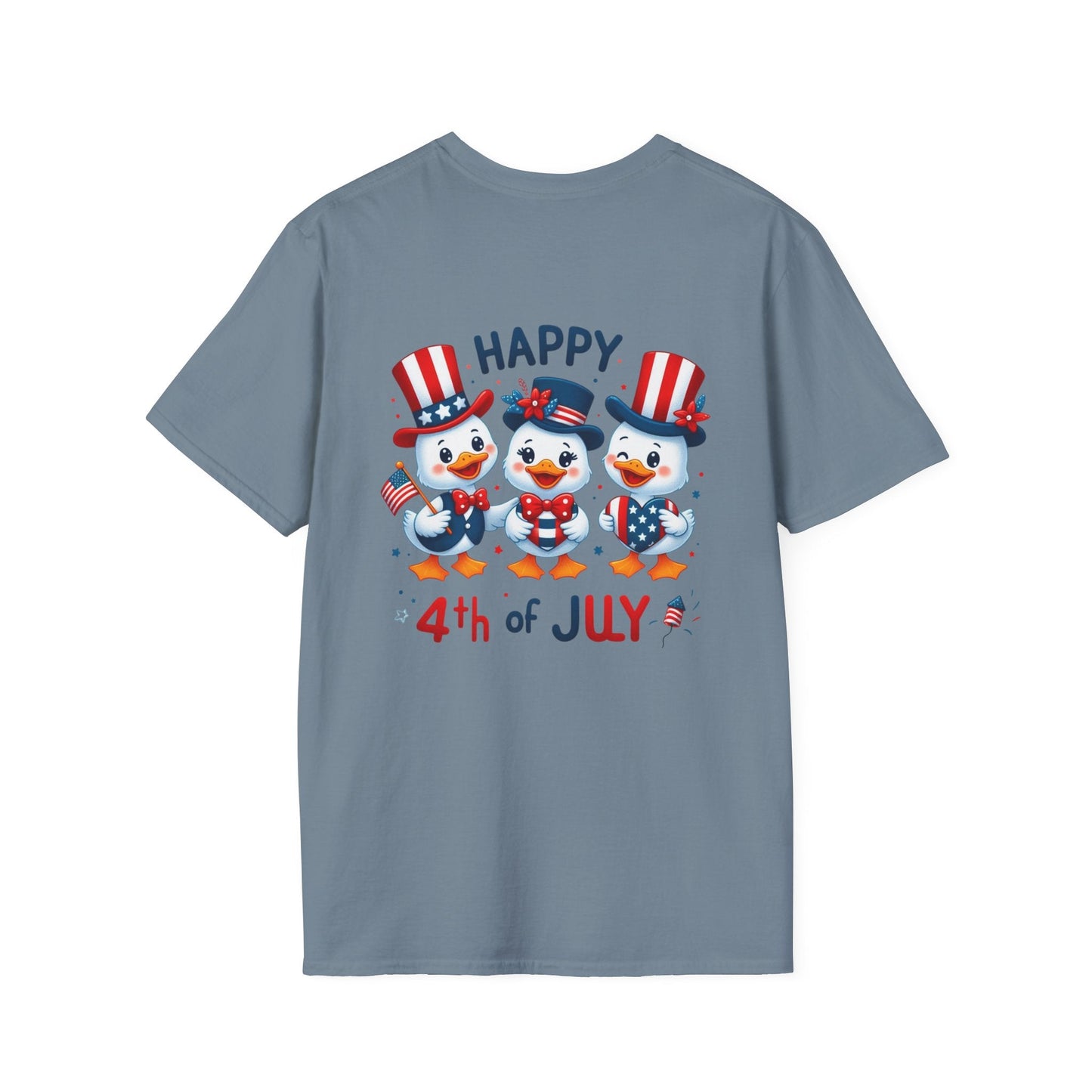 4th of July Duck Trio T-Shirt Printify