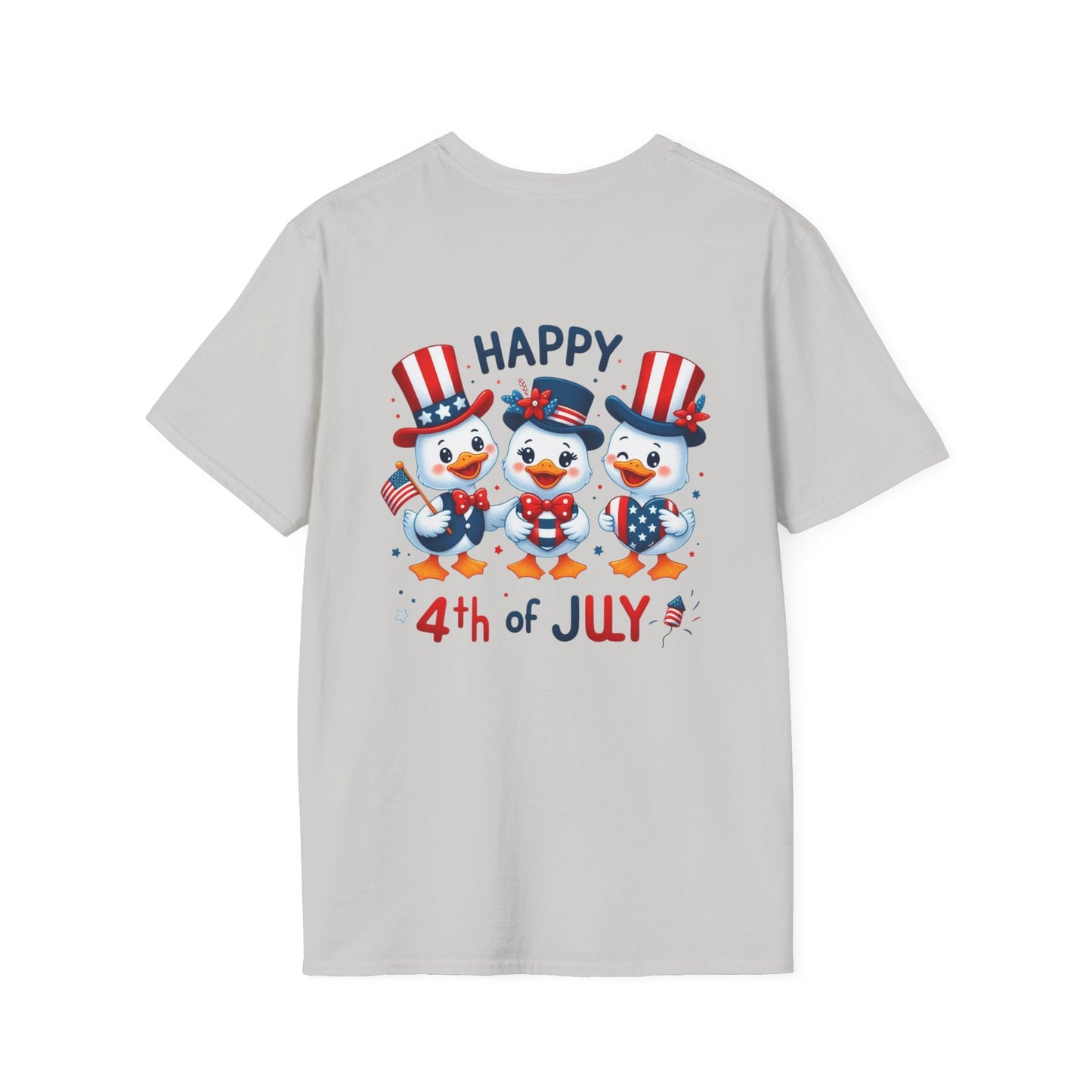 4th of July Duck Trio T-Shirt Printify