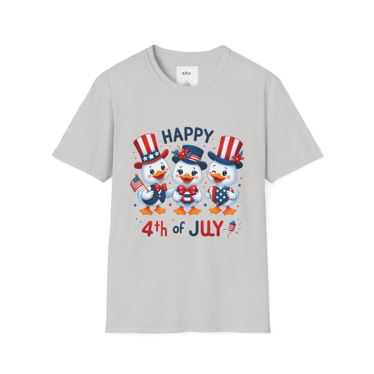 4th of July Duck Trio T-Shirt Printify