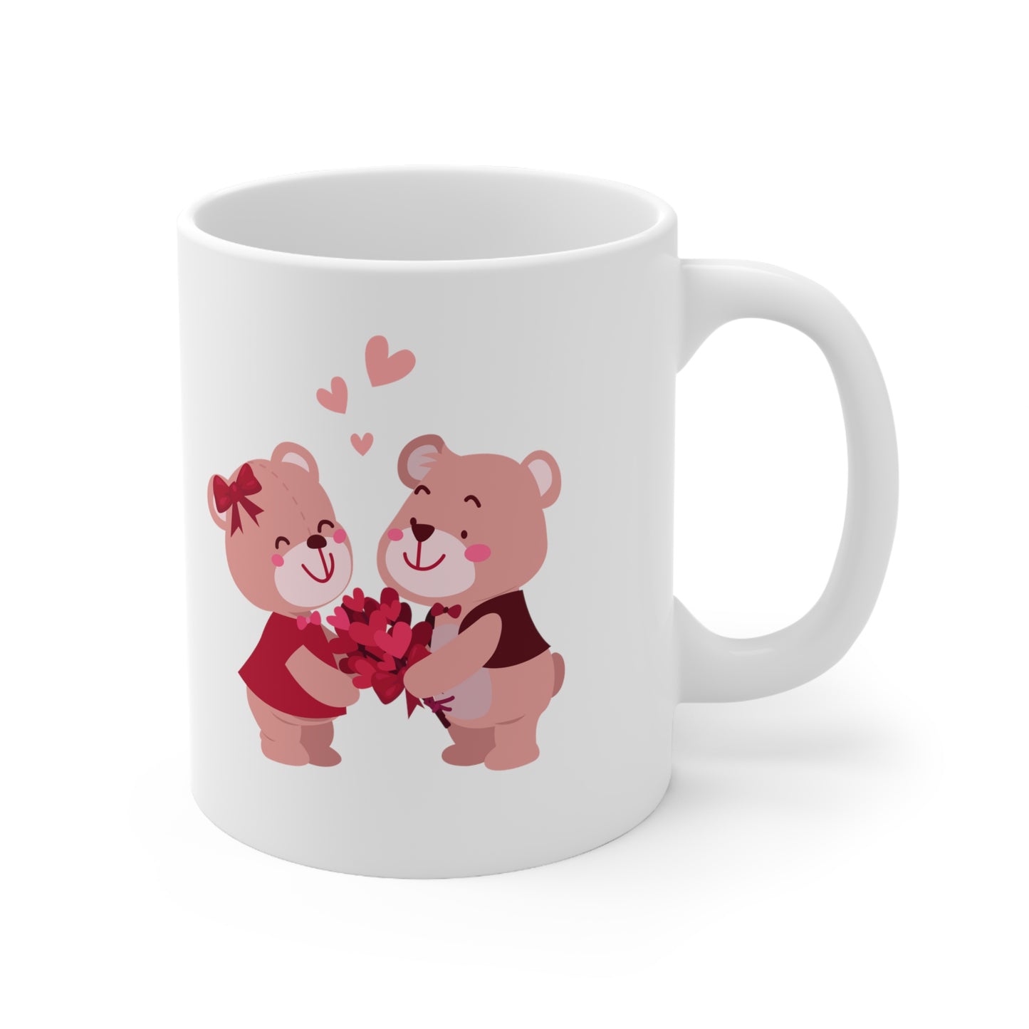 Couple Bear Mug 11oz Printify