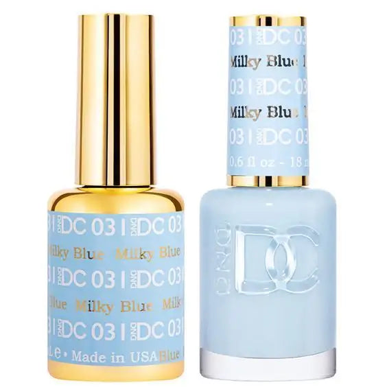 DND DC Gel Nail Polish - Milky Blue #031 DND