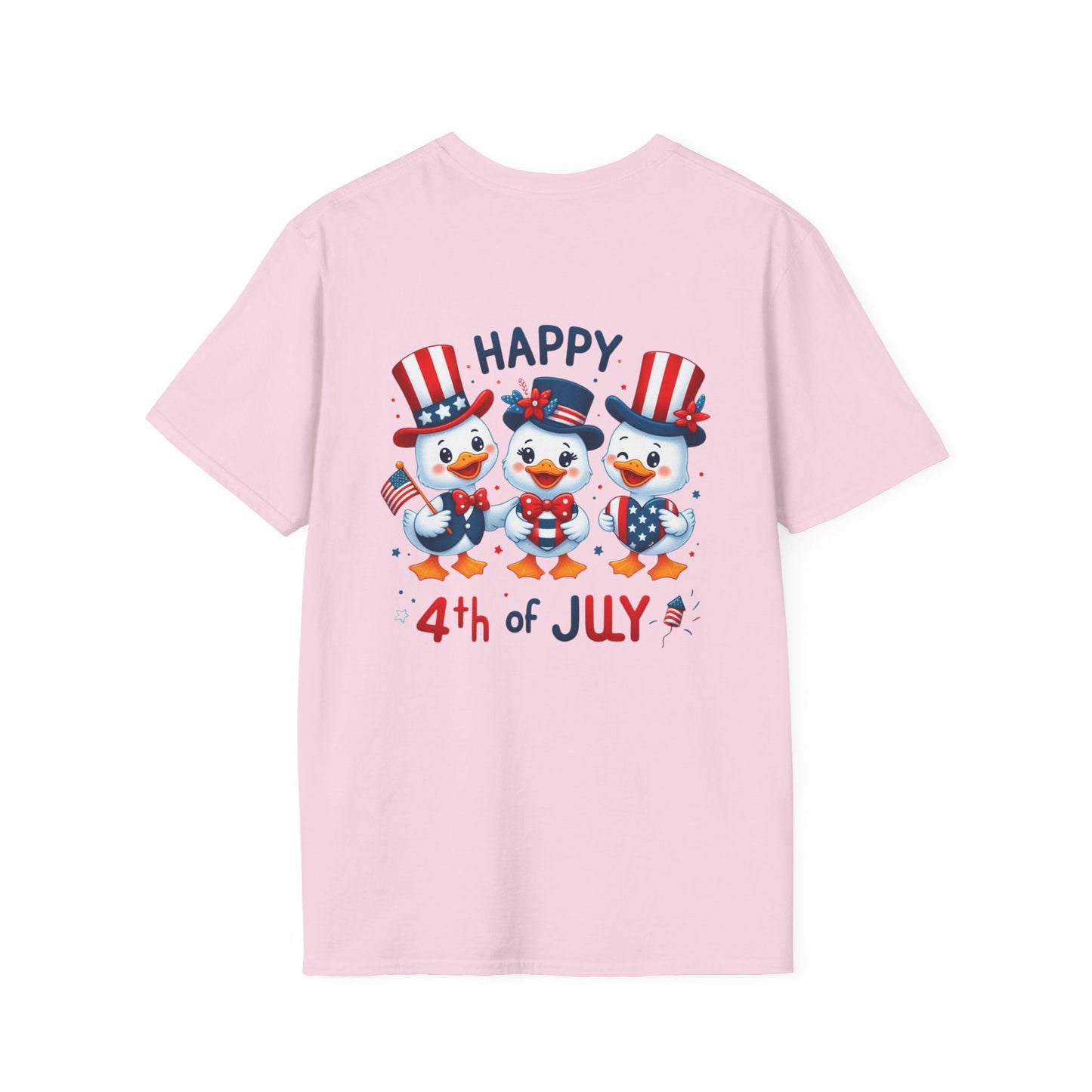 4th of July Duck Trio T-Shirt Printify