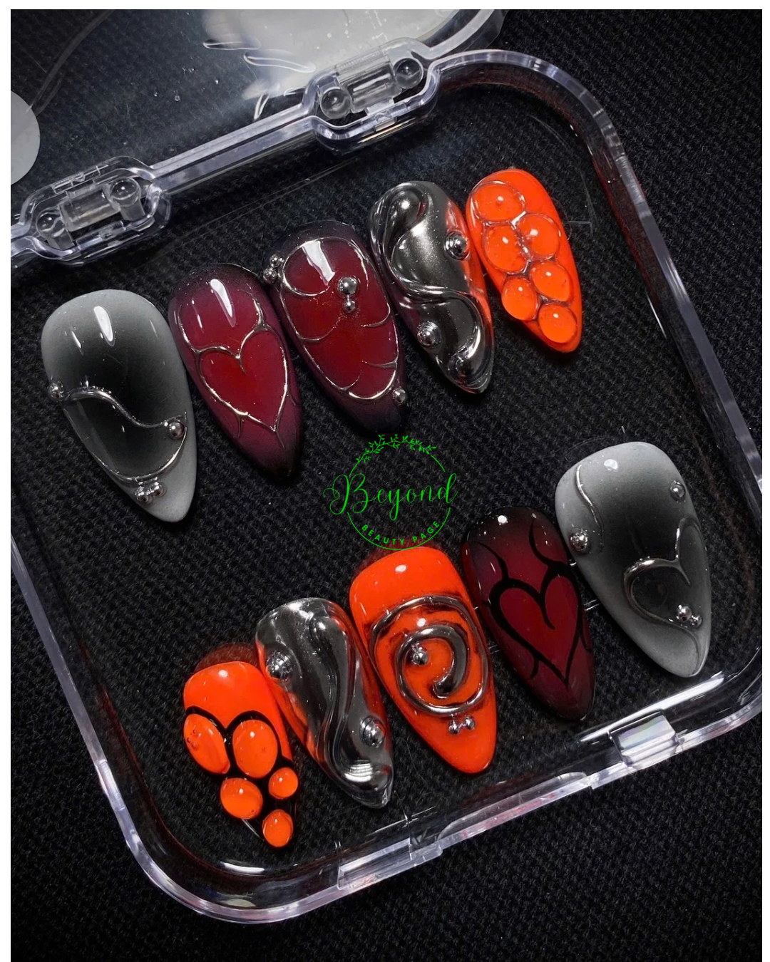 Handmade Luxury Press on nail Beyond Beauty Page