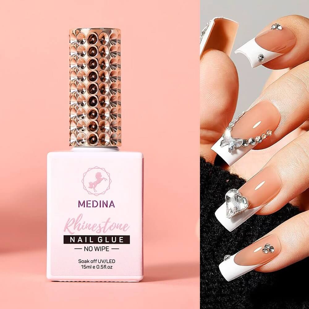 Medina - Rhinestone Nail Glue No Wipe 15ml Medina