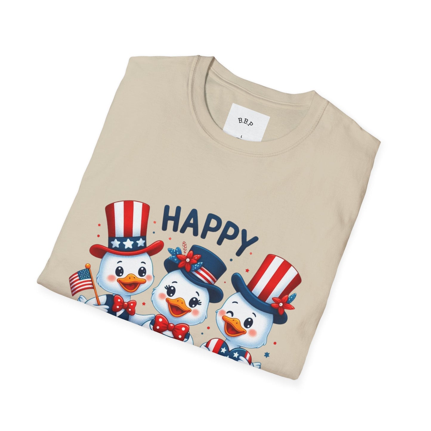 4th of July Duck Trio T-Shirt Printify