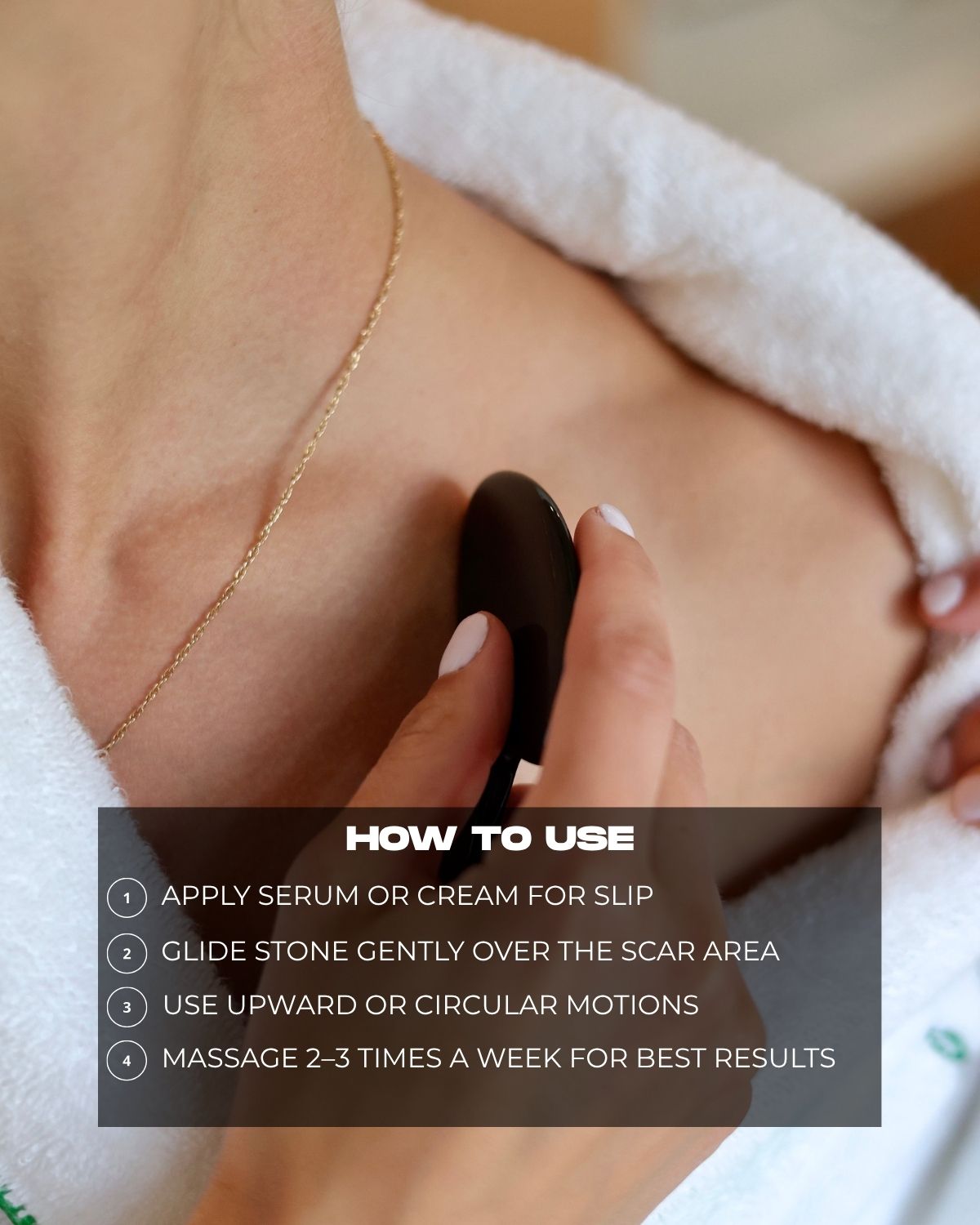 Gua Sha - Massage Stone Motivo Scar Care