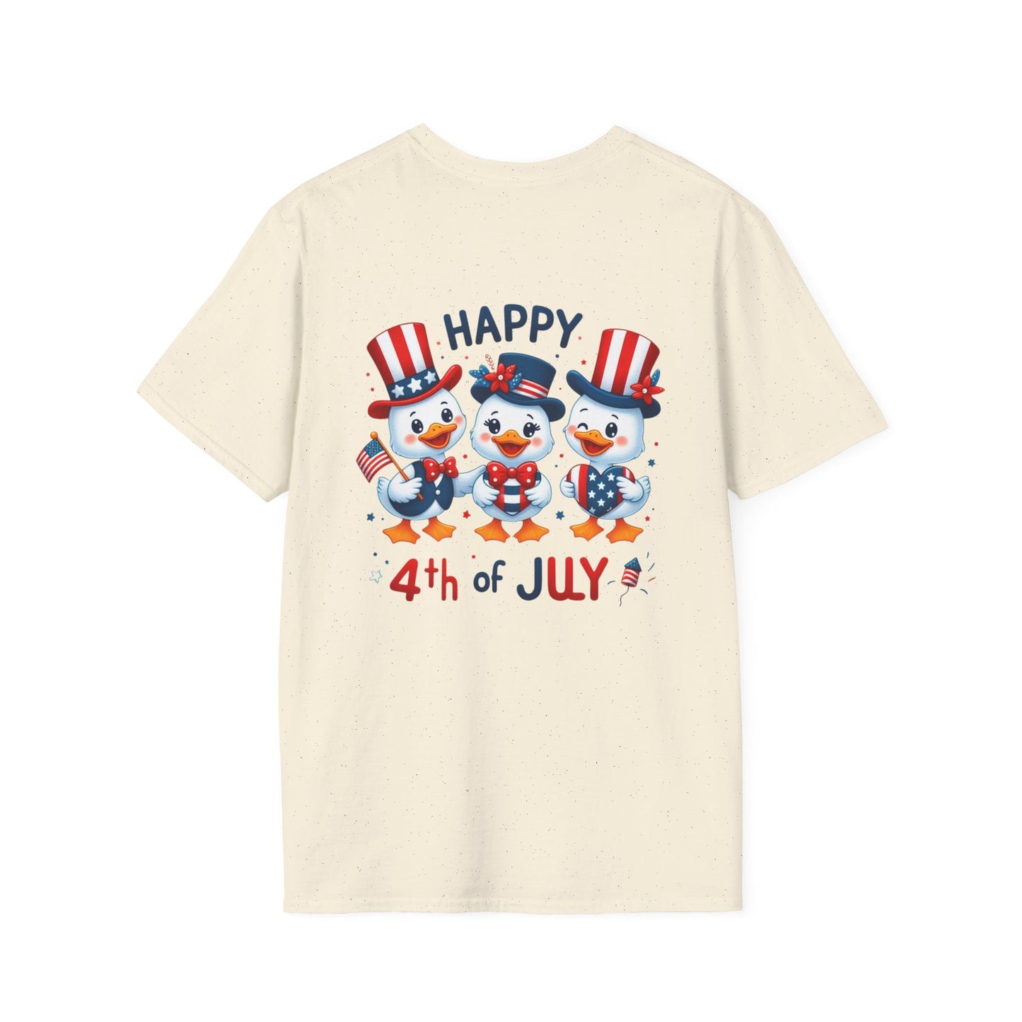 4th of July Duck Trio T-Shirt Printify
