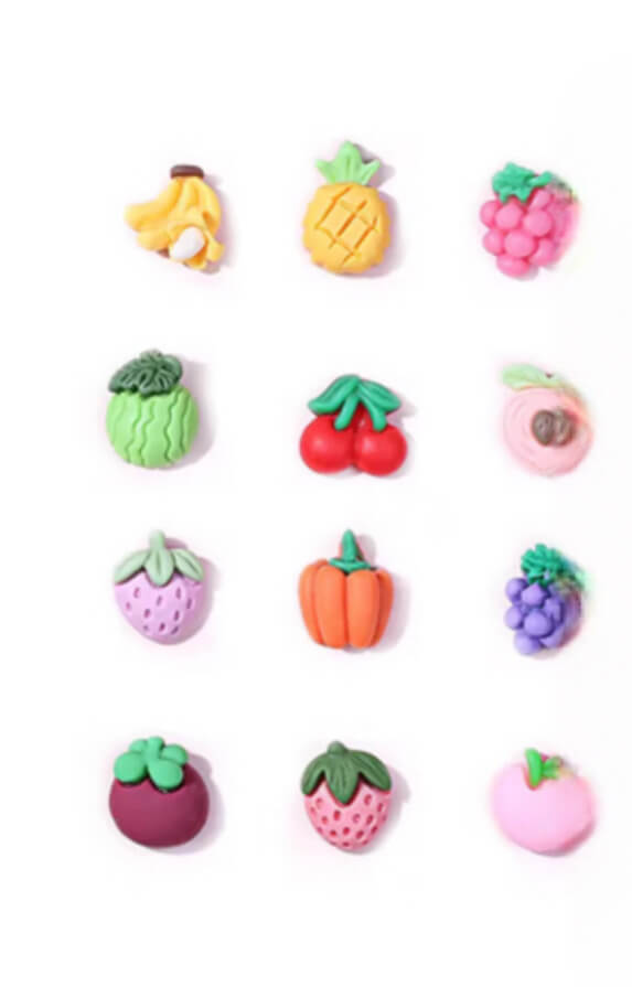 Nail Charm 3D Mix Fruit 10pcs/Bag Premier Nail Supply