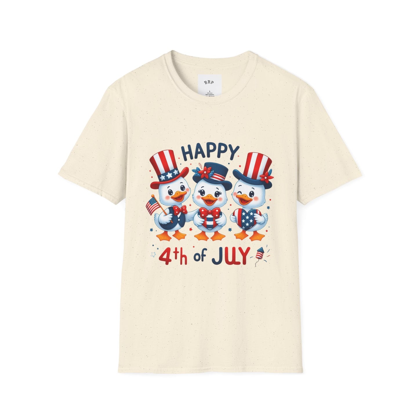 4th of July Duck Trio T-Shirt Printify