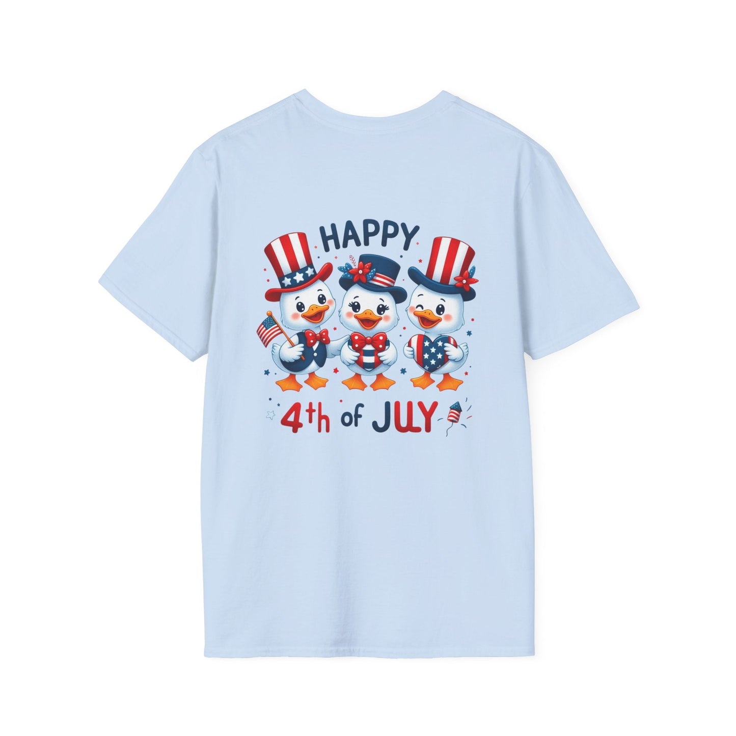 4th of July Duck Trio T-Shirt Printify