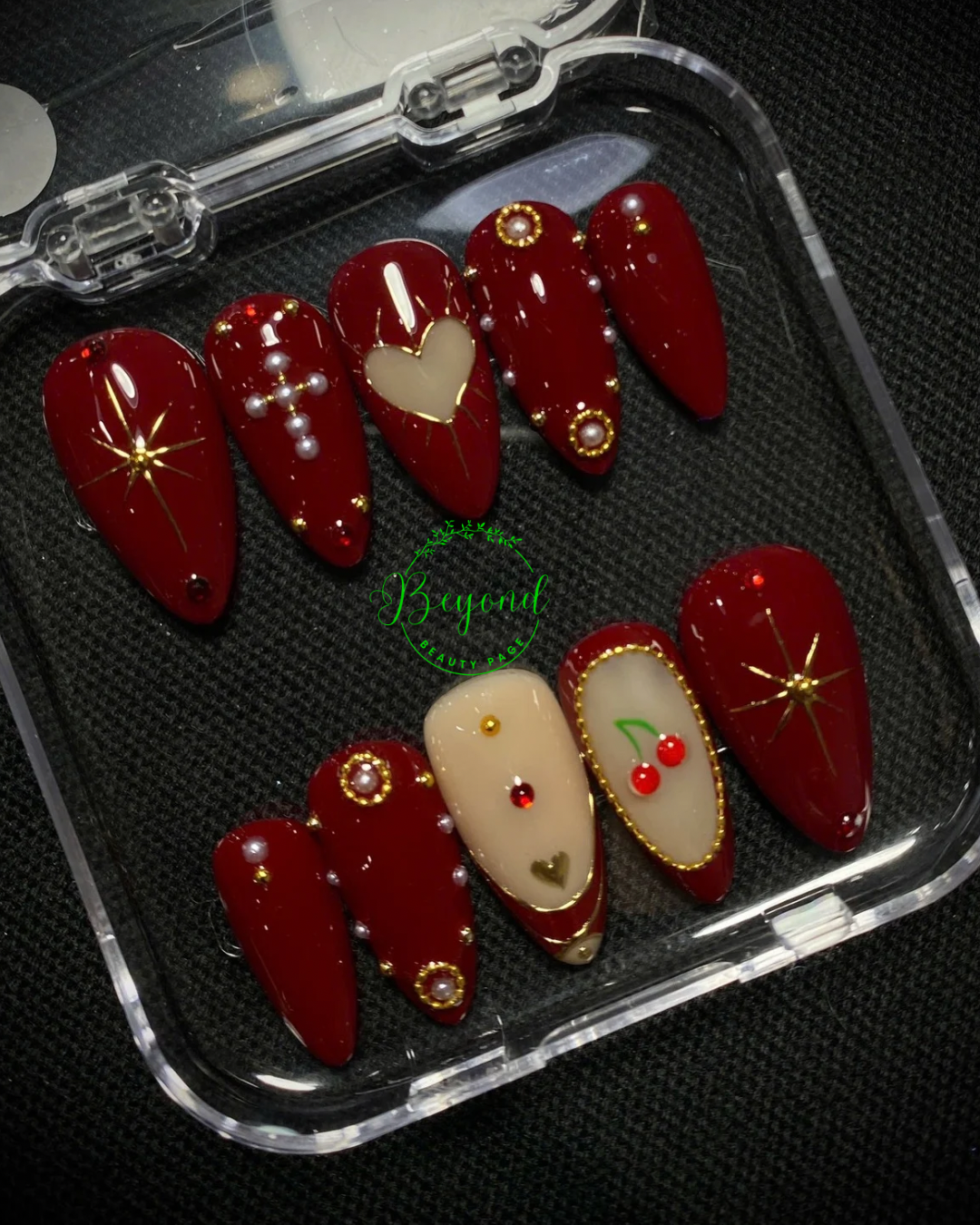 Handmade Luxury Press on Nail True Love Beyond Beauty Page