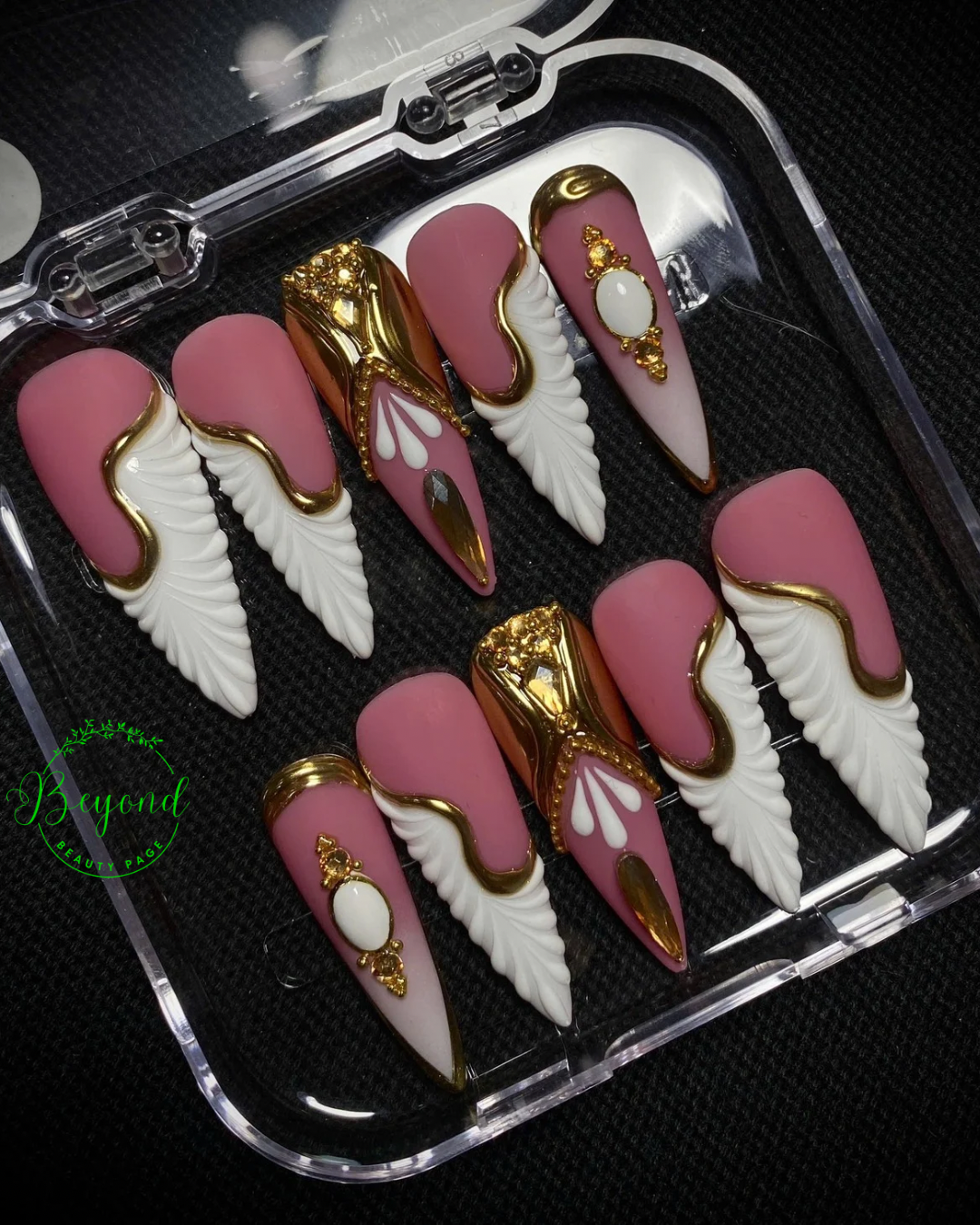Handmade Luxury Press on Nail Beyond Beauty Page