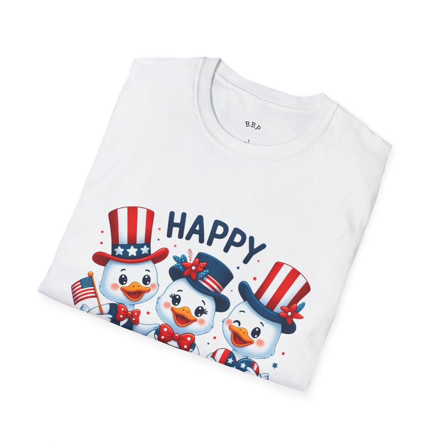 4th of July Duck Trio T-Shirt Printify
