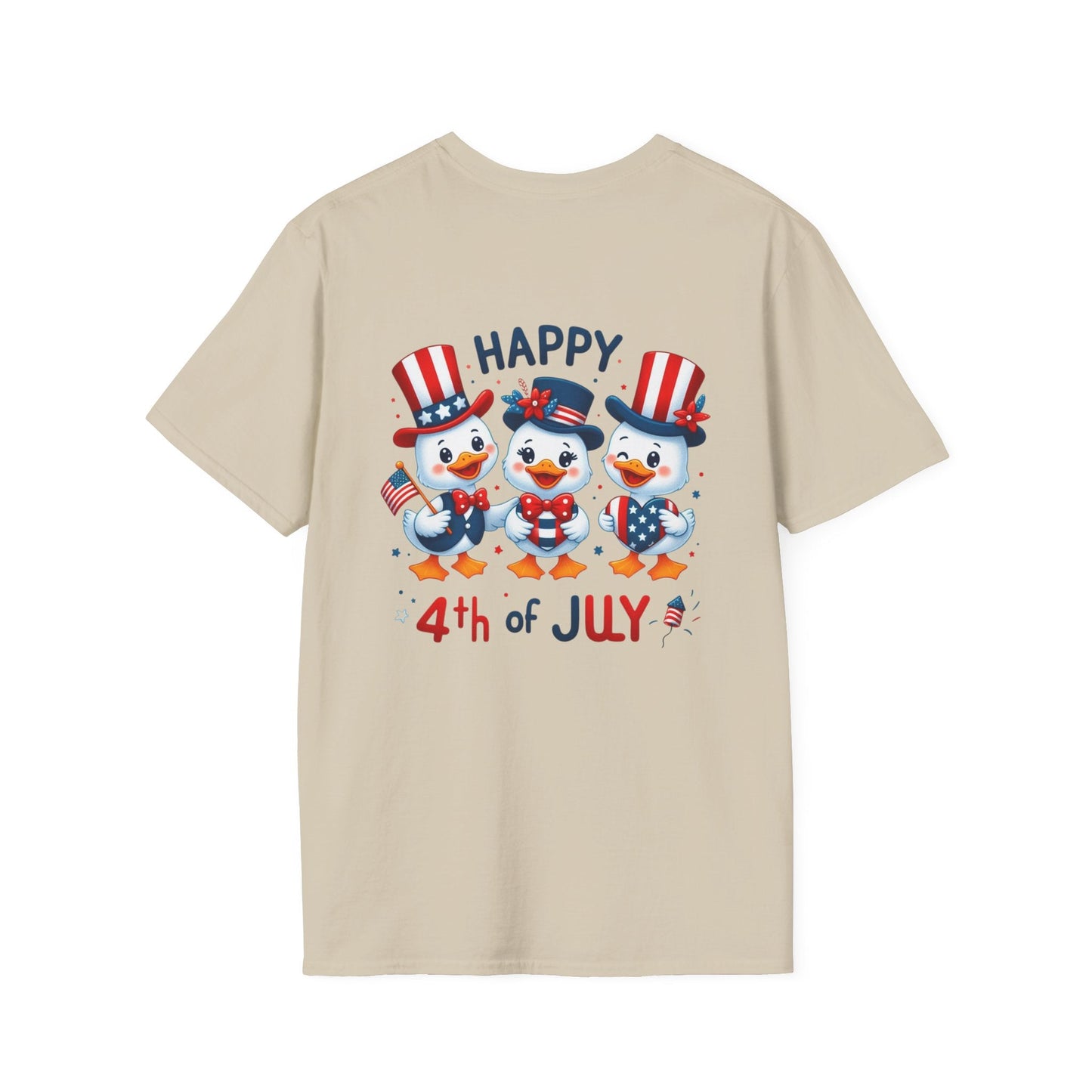 4th of July Duck Trio T-Shirt Printify