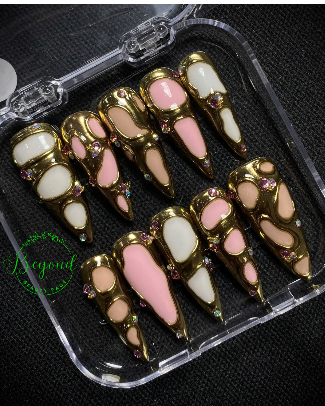 Handmade Luxury Press on Nail Beyond Beauty Page