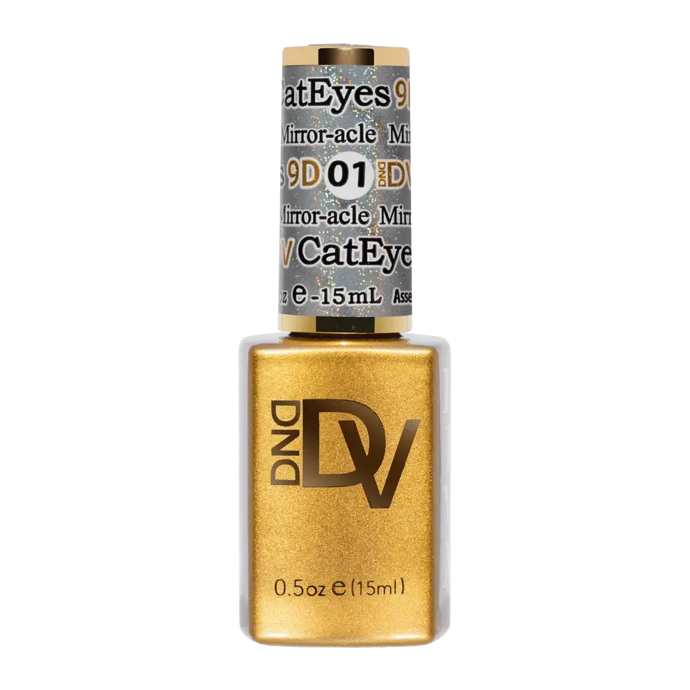 DND - Diva 9D Gelcolor Cat Eye Glassball #01 - Mirror-acle DND