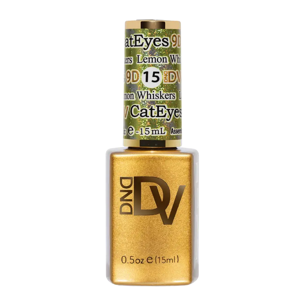 DND - Diva 9D Gelcolor Cat Eye Candy #15 - Lemon Whiskers DND