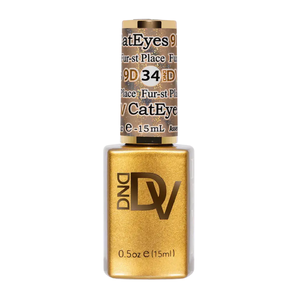 DND - Diva 9D Gelcolor Cat Eye Daydream #34 - Fur-st Place DND