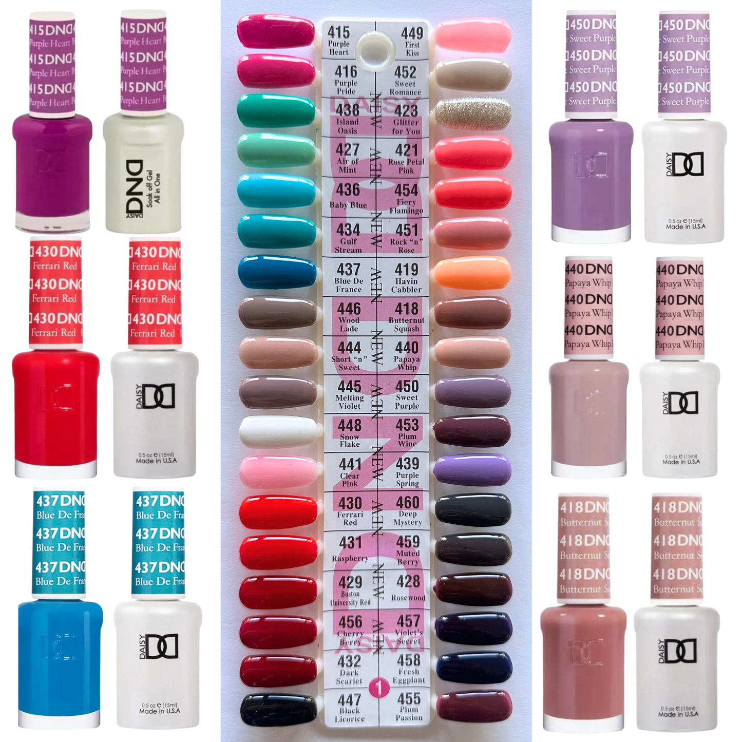 DND Gel Nail Polish Duo Collection 36 color Bundle #1 DND