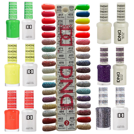 DND Gel Nail Polish Duo Collection 36 color Bundle #2 DND