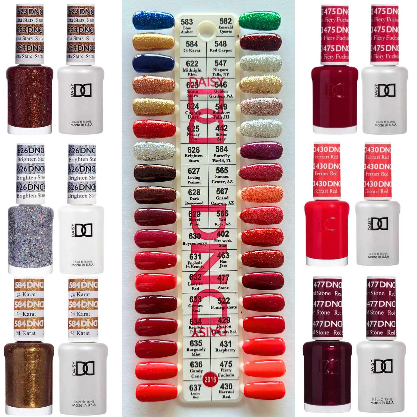 DND Gel Nail Polish Duo Collection 36 color Bundle #2016 DND