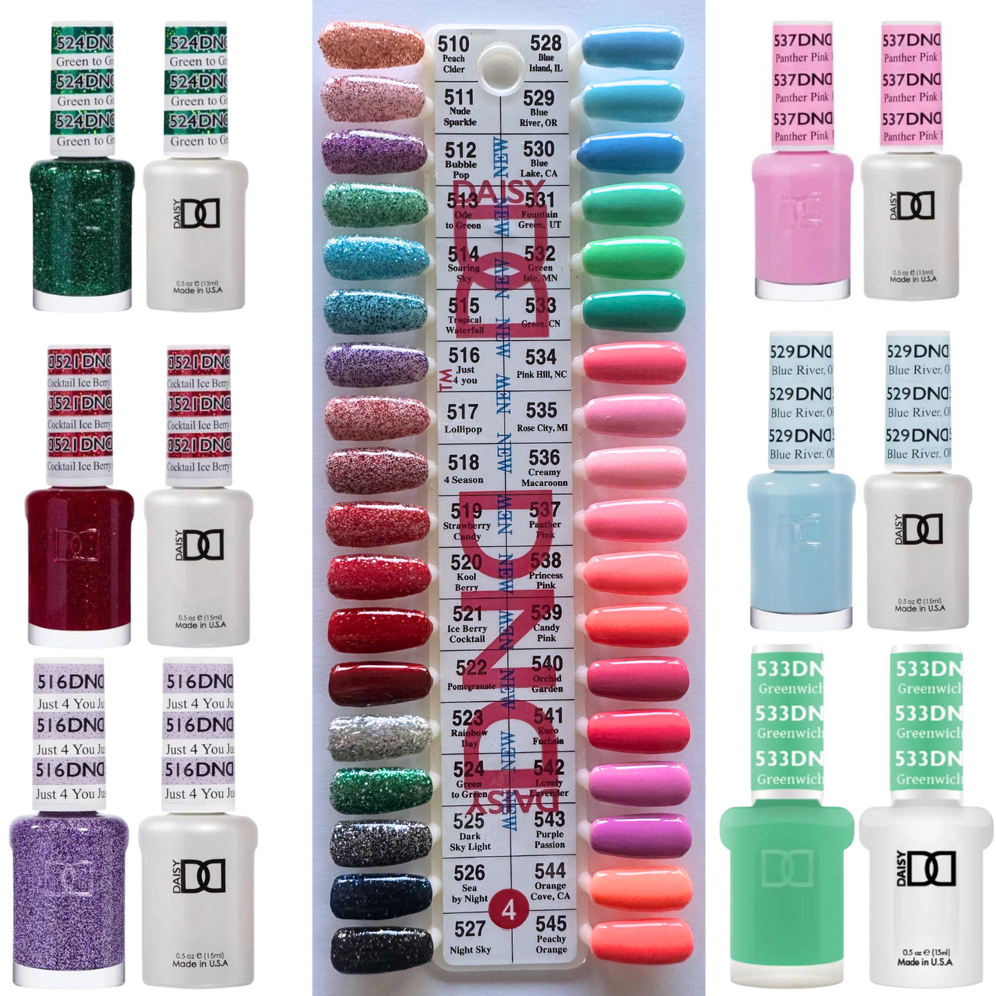 DND Gel Nail Polish Duo Collection 36 color Bundle #4 DND