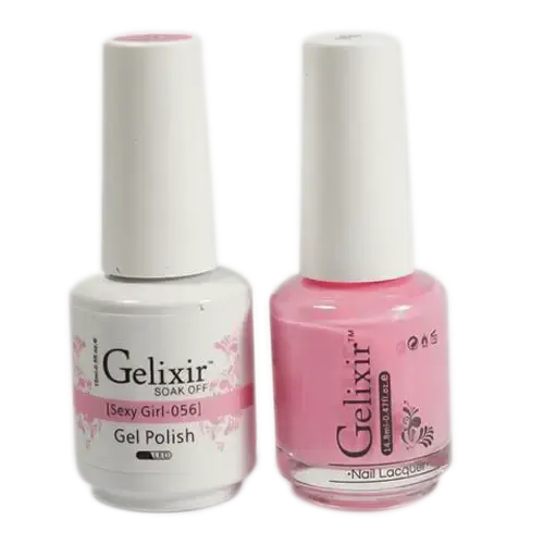 Gelixir Gel Polish & Nail Lacquer Duo Sexy Girl - #56 Gelixir