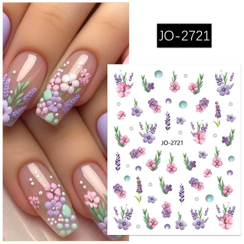 Nail Sticker Flowers #JO2721 Premier Nail Supply