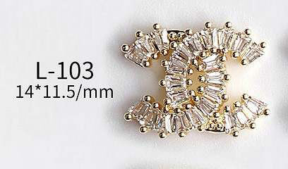 Nail Charm L103 2Pcs/bag