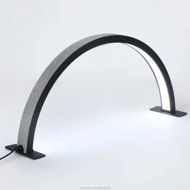 MN Beauty - LED Lamp Haft Moon Light Table for Nail
