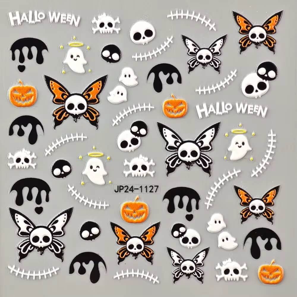Nail Sticker Halloween Butterfly #JP241127 Premier Nail Supply