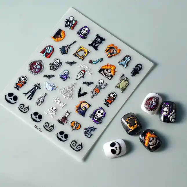 Nail Sticker Halloween Nightmare Before Christmas TS220 Premier Nail Supply