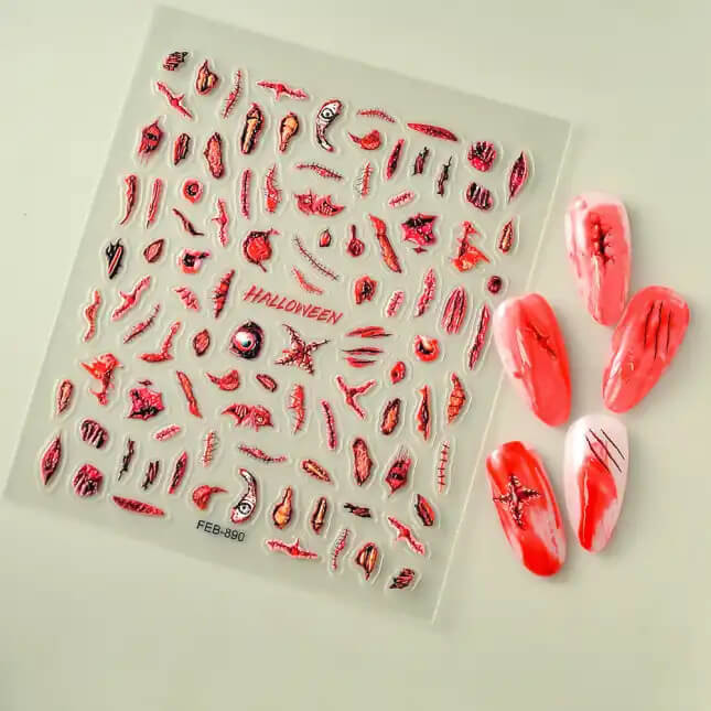 Nail Sticker Halloween FEB890 Premier Nail Supply