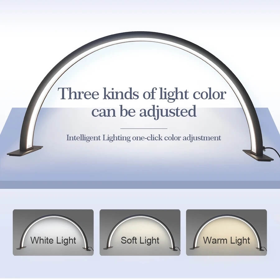 MN Beauty - LED Lamp Haft Moon Light Table for Nail