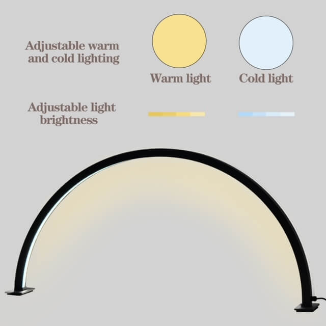 MN Beauty - LED Lamp Haft Moon Light Table for Nail