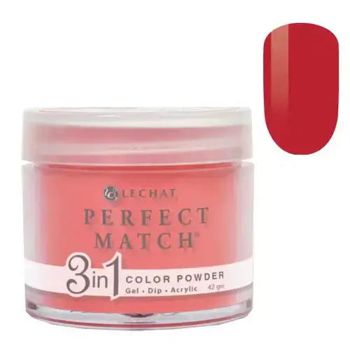LeChat Perfect Match Dip Powder - Fiery Begonia 1.48 oz - #PMDP252 LeChat