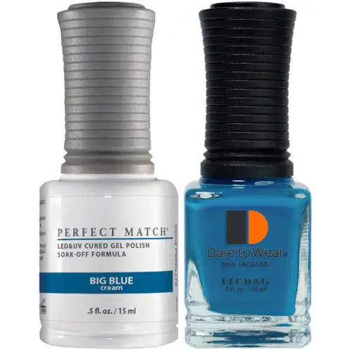 LeChat Perfect Match Gel Nail Polish - Big Blue 0.5oz - #PMS278 LeChat