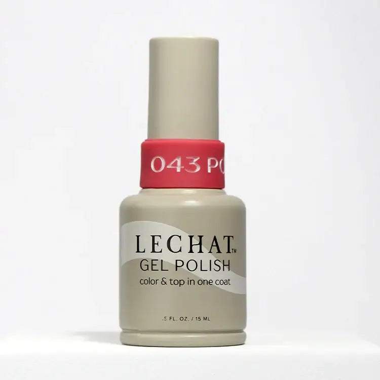 LeChat Gel Polish Color & Top One Coat Popsicle 0.5 oz - #LG043 LeChat
