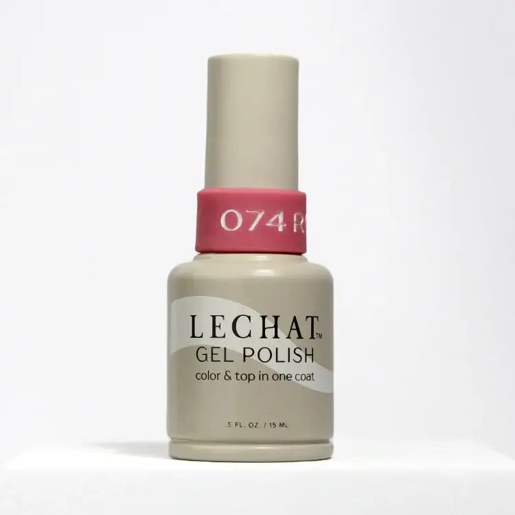 LeChat Gel Polish Color & Top One Coat Rosy Glow 0.5 oz - #LG074 LeChat