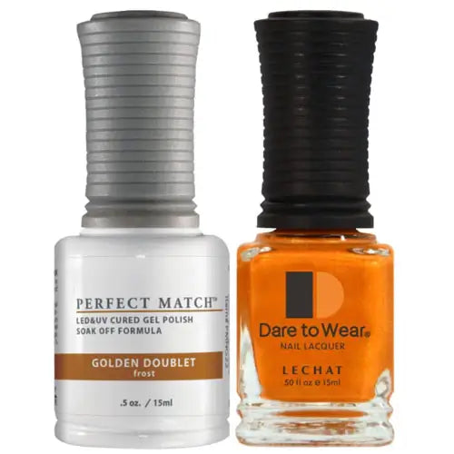 Lechat Perfect Match Gel Nail Polish - Golden Dublet 0.5 oz - #PMS022 LeChat