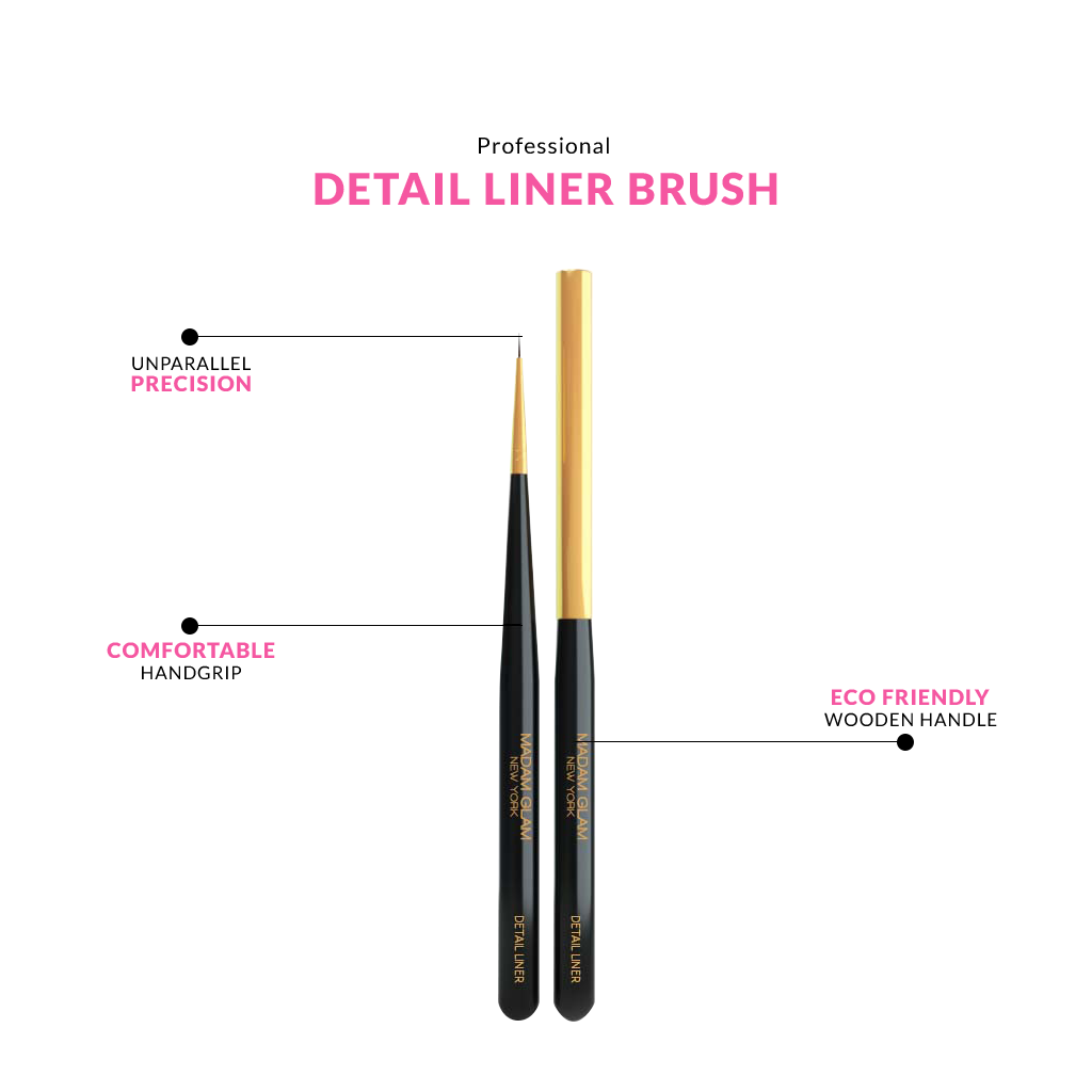 Professional Detail Liner Nail Brush Madam Glam