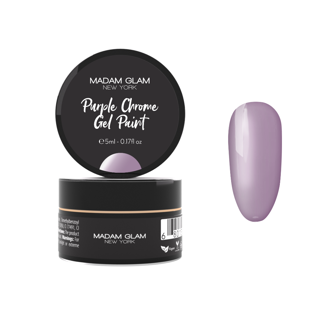 Purple Chrome Gel Paint Madam Glam