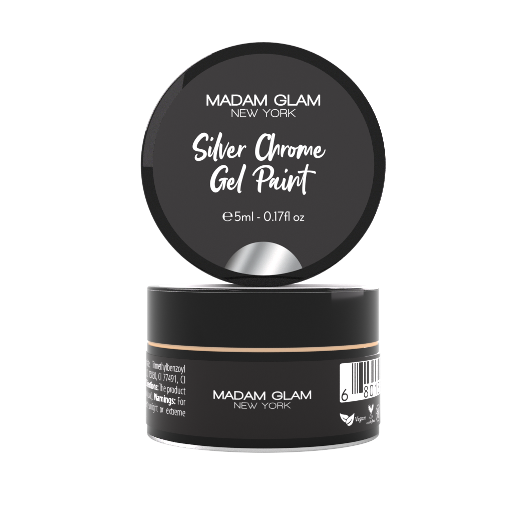 Silver Chrome Gel Paint Madam Glam