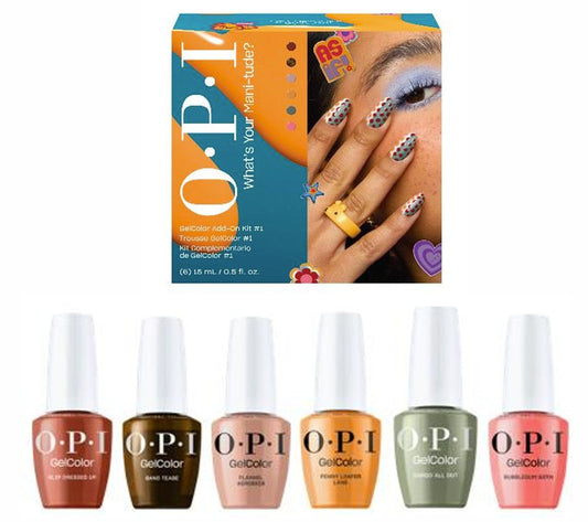 OPI GelColor Intelli-Gel Set - What's Your Mani‑tude GelColor Add-On Kit #2 Collection OPI