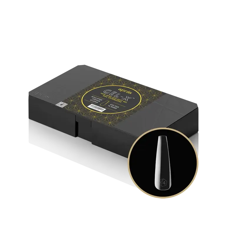 Apres Gel-X® Sculpted Coffin X Long Box of Tips - Pro (420pcs) Après